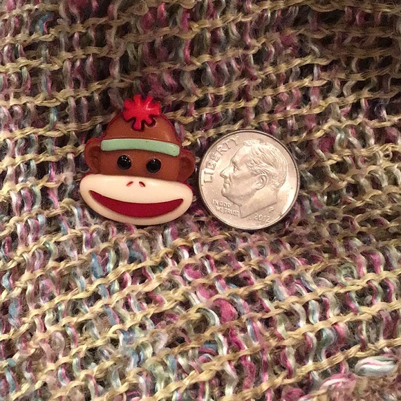 2/$10.00 Monkey Sock Earrings - Picture 4 of 4
